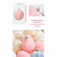 thumbnail image 3 of KAMUGO Juego de Adornos para Bolas de Árbol de Navidad, 12 Uds., Bola de Navidad de Terciopelo de 2,36 Pulgadas, Decoración Navideña de Camello Blanco Rosa, 3 of 6