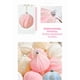 thumbnail image 3 of KAMUGO Juego de Adornos para Bolas de Árbol de Navidad, 12 Pzas de Bola de Navidad de Terciopelo de 2,36 Pulgadas, Decoración Navideña Rosa, Blanco y Azul, 3 of 6
