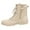 Khaki, variant on WEAIXIMIUNG Cowboy Boots Men Steel Toe Men Boots Comfortable Fashion Breathable Lace Up Solid Color Outdoor Autumn Winter
