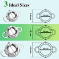 thumbnail image 3 of Empanadas Maker Press, 4.9 Inch Ravioli Mold Dumplings Maker Machine, Stainless Steel Pot Sticker Molds Pierogi Cutter Press, 3 of 5