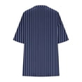 thumbnail image 6 of AnuYalue Womens 2 Piece Pajama Set Striped Summer Casual Oversized Short Sleeve Biker Shorts Matching Travel Outfit, 6 of 6