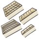 thumbnail image 5 of Caja de almacenamiento de ropa interior, 4 piezas, cajón para calcetines, soporte para ropa interior, caja de almacenamiento de calcetines, uso práctico, 5 of 12