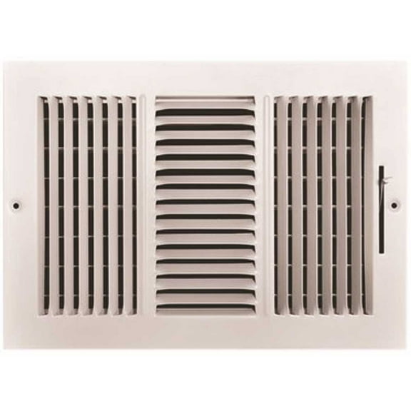 TruAire 103M 12X08 12 in. x 8 in. 3-Way Steel Wall/Ceiling Register
