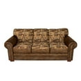 thumbnail image 4 of Pemberly Row 88" Microfiber River Bend Sleeper Sofa in Brown, 4 of 11
