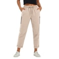 thumbnail image 2 of AUNVITO Women's Outdoor Cargo Cropped Pants with Multiple Pockets Comfort Fit for Sports and Leisure, 2 of 8