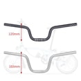 thumbnail image 3 of litepro Bike Handlebar U-shaped Heightened Aluminum Alloy Handle Bar 25.4x580mm Compatible For Brompton, 3 of 7