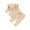 Beige, variant on LNMQLPDBS Baby Clothes for Girls Ribbed Layered Ruffle Long Sleeve Solid Color Pullover Letter Romper & Elastic Waist Pants 2pcs Outfits Newborn Gift Set Baby Girl Clothes for Home Outdoor Daily