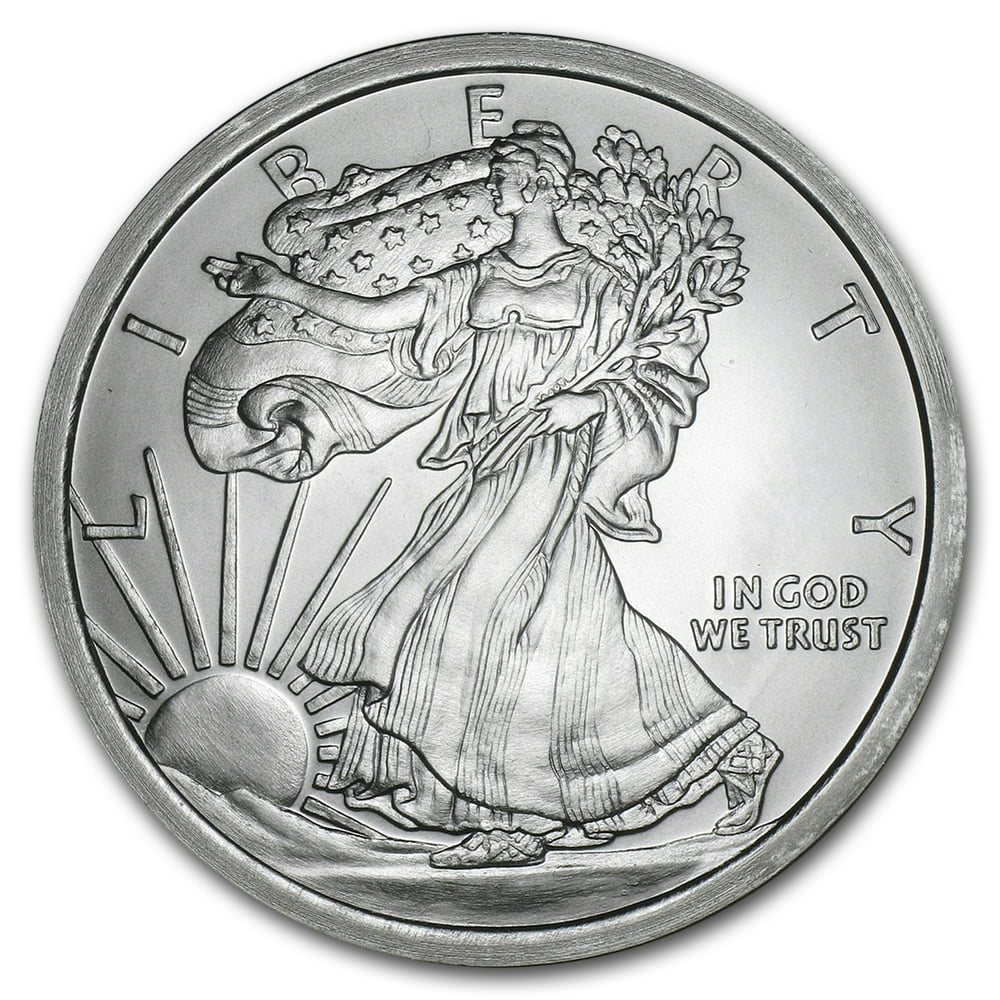 5 oz Silver Round Walking Liberty