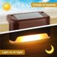thumbnail image 3 of Luces solares de cubierta, paquete de 16 luces de paso para exteriores, luces solares Led impermeables para barandilla, escaleras, valla de paso, Patio y camino, 3 of 4