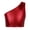 Red, variant on Kids Girls Boys Shiny Sports Bra Sleeveless Training Bra Slant Shoulder Crop Cami Bralette Red 130-140