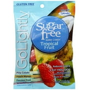 Go Lightly Sugar Free Tropical Fruit Hard Candy, 2.75 oz (Pack of 12)