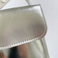 thumbnail image 7 of Hsqqdc Glossy Silver Crossbody Phone Purse PU Leather Small Shoulder Bag for Shopping Commuting Work Travel, 7 of 7