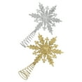 thumbnail image 5 of Gymnture christmas 2PCS Christmas Snow Tree Topper Xmas Tree Toppers for Tree, 5 of 11