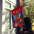 thumbnail image 2 of Chesapeake Bay Retriever Holiday Christmas House Flag, 2 of 7