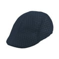 thumbnail image 3 of Gorra plana de malla transpirable para hombre, ideal para pescar en verano, para personas de mediana edad y mayores. Armada, 3 of 9
