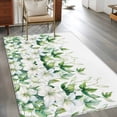 thumbnail image 4 of Rectangle Area Rug 4x6ft,Spring Floral Green Watercolor Leaves Washable Carpet Non-Slip Runner Accent Rugs Indoor Floor Mat for Bedroom Living Room Decor,Weeping Vine Flower, 4 of 9