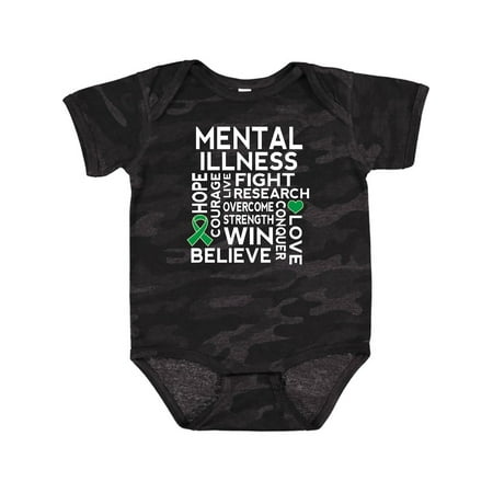 

Inktastic Mental Illness Awareness Support Gift Baby Boy or Baby Girl Bodysuit