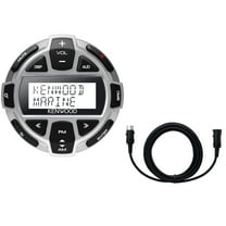 Kenwood KCA-RC55MR Marine Wired Remote Control with Display and a CA-EX3MR 3 Meter Extension Cable