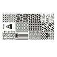 thumbnail image 2 of Placa de estampado BuyWeek de uñas rectangular de acero inoxidable, 2 of 3