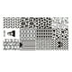 thumbnail image 2 of Placa de imagen de estampado, plantilla de manicura rectangular de acero inoxidable para estampado de uñas, diseño exquisito, 2 of 3