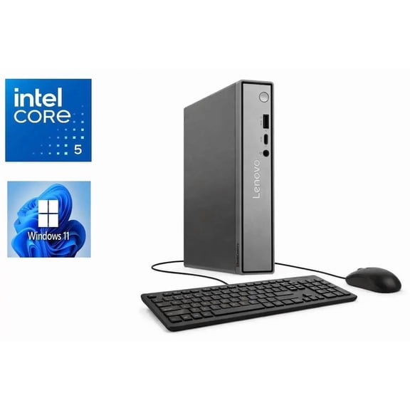 Lenovo ThinkCentre Neo 50Q Mini PC | Intel Core 5 210H| 16GB DDR5| 512GB SSD| Wi-Fi 6| Dual Monitor Support| Windows 11 Pro