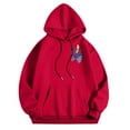 thumbnail image 4 of Puliio Women's Hoodies Fashion Hawaii Sea Turtle Printed Long Sleeve Hoody Sweashirts Fall Winter Comfortable Hooded Jacket Casual Loose Outdoor Pullover Top For Women, 4 of 5