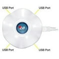 thumbnail image 2 of 4 Port Compact Plug n Play High Speed USB 2.0 Hub for PC Laptop Peripheral Devices - White, 2 of 3