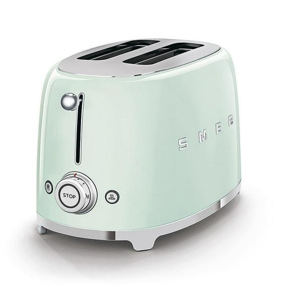 Tostador Smeg 2 Rebanadas Interfaz Multifunción Color Verde Pastel