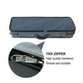thumbnail image 4 of Siemonic 4/4 Violin Case Gray Wooden Oblong Cases for Violin Straps Full Size Nylon Bag, 4 of 9