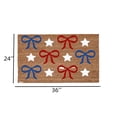 thumbnail image 2 of Luckky 4th of July Red Blue Bow White Star Welcome Doormat,Non-Slip Entrance Door Rugs for 250th Anniversary Independence Day Home Decor,Front Porch Entryway Decor(Bow), 2 of 6