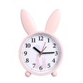 thumbnail image 1 of Reloj despertador con forma de conejo con dibujos animados Silent Sweep para niños, 1 of 2