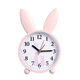 thumbnail image 1 of Reloj despertador con forma de conejo con dibujos animados Silent Sweep para niños, 1 of 2