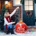 thumbnail image 5 of Venta de bolas inflables de Navidad, 60 cm, grandes, para exteriores, de PVC, para Navidad, inflables gigantes, reutilizables, muñecos de nieve de Papá Noel, para decoración de jardín y patio de Navid, 5 of 5