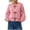 Pink, variant on Cardigan for Women Solid Color Crew Neck Toggle Closure Long Sleeve Loose Casual Sweater Cover Up,Pink,M