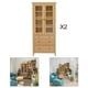 thumbnail image 1 of Vitrina para casa de 2x1/10, modelo de muebles en miniatura, librería de cristal con cajón para adorno para hogar perfke Gabinete de casa de muñecas, 1 of 8
