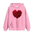 thumbnail image 5 of TaTaai Womens Graphic Hoodies Streetwear Hoodie Coquette Bow Graphic Aesthetic Preppy Long Sleeve Pocket Pullover Gift, 5 of 5