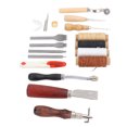 thumbnail image 3 of Leather Crafting Tools, Multipurpose Leather Tooling Kit DIY Hand Made Multi Color Wax Thread Gifts Repair Kits  for Punching for Sewing for Stitching, 3 of 8