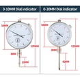 thumbnail image 4 of Dial Indicator Micrometer Hour Type Indicator Precision Comparator Measuring Clock Indicator Dial Gauges Measuring Instruments ,Accurate Readings, 4 of 7