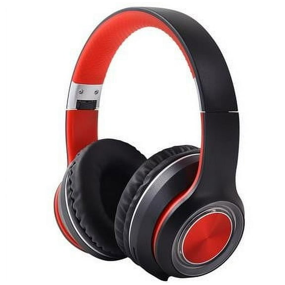 Hybrid Active Noise Cancelling Headphones, Wireless Over Ear Bluetooth Headphones, Foldable Wireless Headset, 60H Playtime, Hi-Res Audio, Deep Bass, Memory Foam Ear Cups, Perfect for Travel & Office
