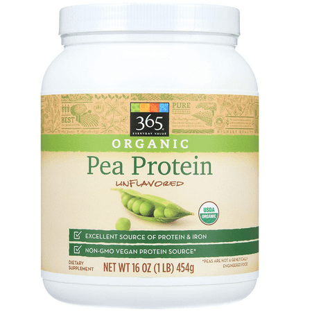 (EXP: 02/2028) 365 Everyday Value  Organic Pea Protein  Unflavored  16 oz
