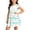 Z35-White, variant on LILIYA Girls Back to School Print Dresses Flutter Sleeve Clothes Comfortable Lightweight School Outfits Party Dress Pencils, Bookworm, School Bus,Glue,Tellurion,Blackboard Dresses
