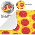 thumbnail image 4 of riloi Pepperoni Pizza Funny Dish Drying Mat 16x18 for Kitchen Counter Decor Cute Food Unique Fast Absorbent Tableware Dishes Pad Baby Bottle Rack Drainer Mats Heat Resistant Kitchen Accessories, 4 of 6