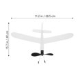 thumbnail image 3 of MasteelfCA Rubber Band Airplane Outdoor Sports Flying Glider Models Interesting Kids Toy Random Color, 3 of 7