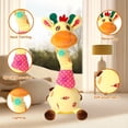 thumbnail image 5 of CYFW Interactive Giraffe Companion - Talking & Dancing Animatronic Plush with 120 Songs, Voice-Repeating Sensory Toy for Baby Tummy Time, 5 of 7