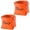 Orange, variant on Transportable Pliable PU Leather Office Planner Box For Writing Materials Home Storage