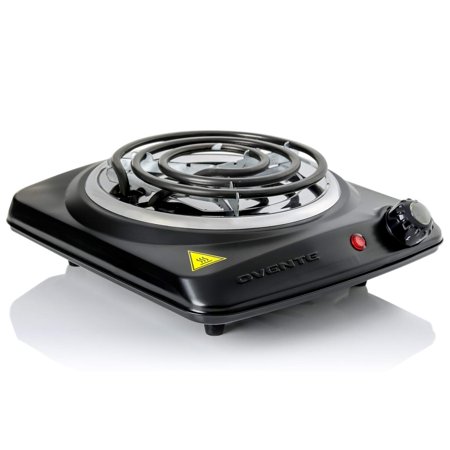 Ovente Electric Single Coil Burner 6 Inch Hot Plate with Fire Resistant Metal