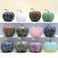 thumbnail image 6 of Hmgxay Hand Made Miniature Pumpkin, Natural Crystal Stone Decorative Ornament, Fall-Themed Tabletop Accent, Thanksgiving and Halloween Gift Idea, 6 of 6
