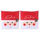 thumbnail image 1 of Fundas traseras para sillas con brillo navideño, 2 uds., para decoración de fiestas navideñas, mesa de restaurante, Navidad, 1 of 5