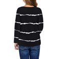 thumbnail image 2 of Langwyqu Girls Casual Long Sleeve T Shirts Striped Tunic Tops Size 4-15 Years, 2 of 5