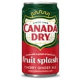 thumbnail image 3 of (3 Pack) Canada Dry Caffeine Free Fruit Splash Cherry Ginger Ale Soda Pop, 7.5 fl oz, 10 Pack Mini Cans, 3 of 5